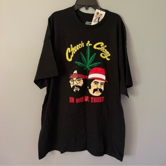 NWT. CHEECH & CHONG In Bud We Trust Shirt - Picture 2 of 4